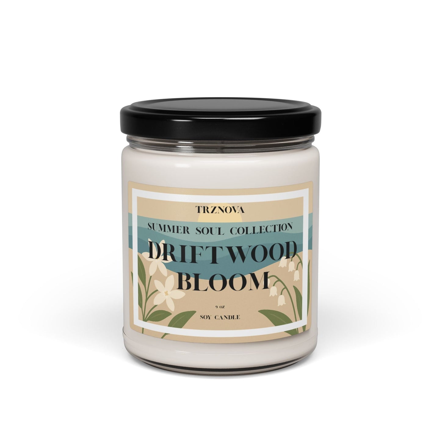 Driftwood Bloom Scented Candle - 9oz - TRZNOVA - Home Decor