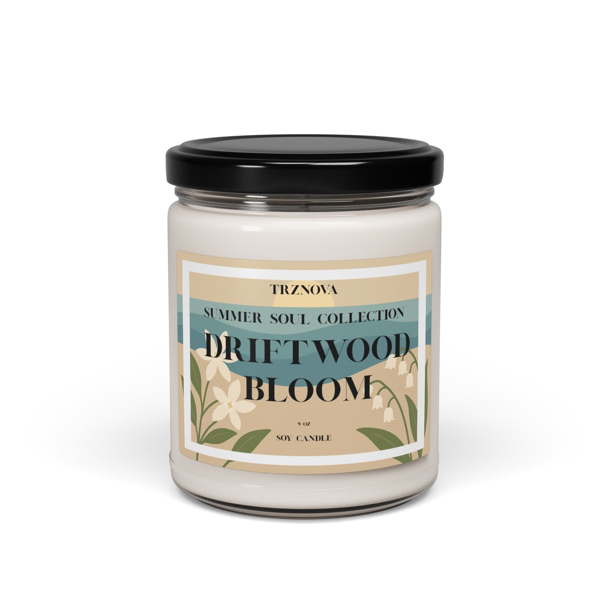 Driftwood Bloom Scented Candle - 9oz - TRZNOVA - Home Decor