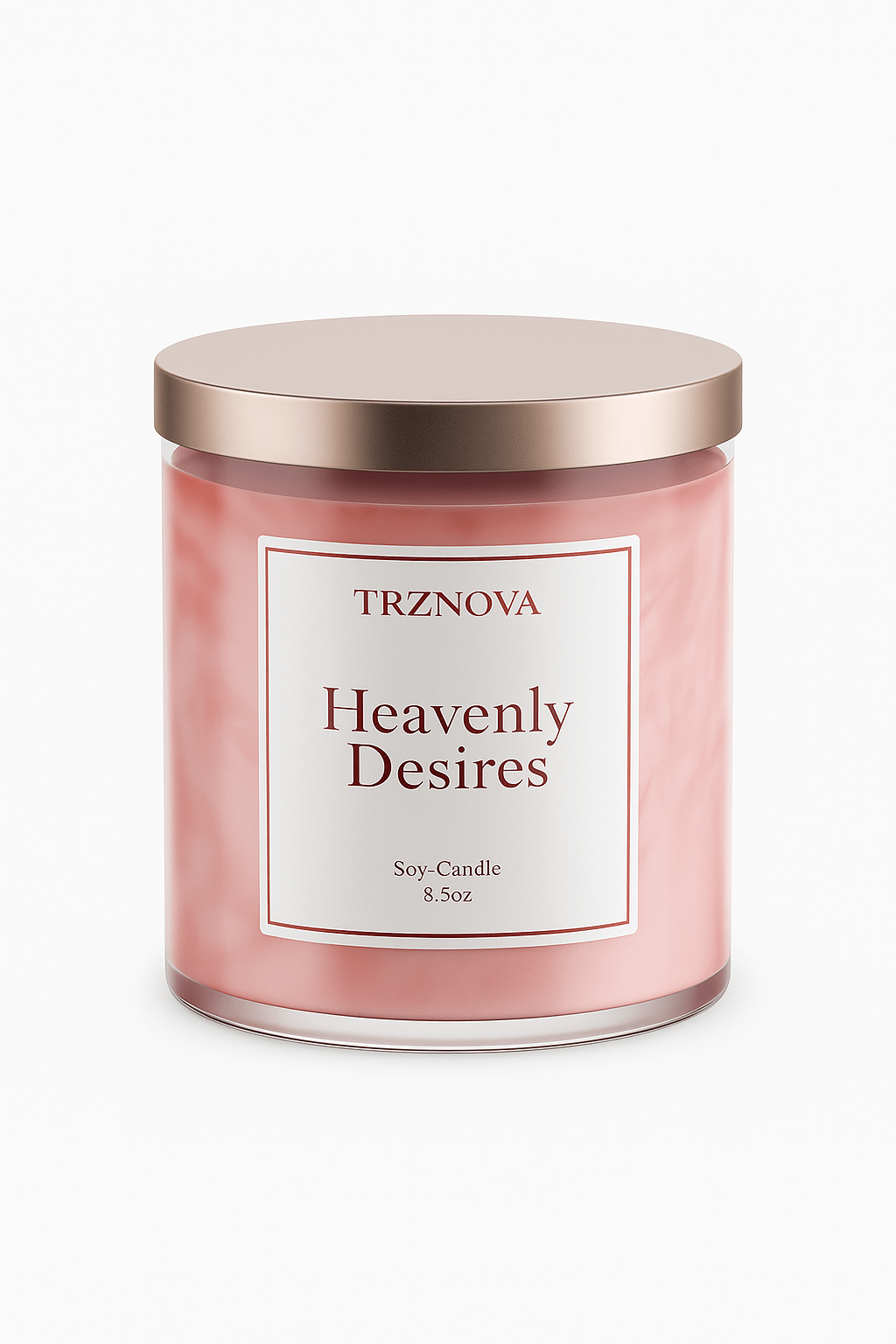 Heavenly Desires - Marble Candle 8.5oz - TRZNOVA - Scented Candle