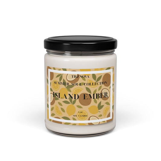 Island Ember Scented Soy Candle - 9oz - TRZNOVA - Home Decor