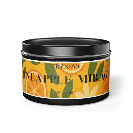 Pineapple Mirage – 8 oz Coconut Soy Candle - TRZNOVA - Home Decor