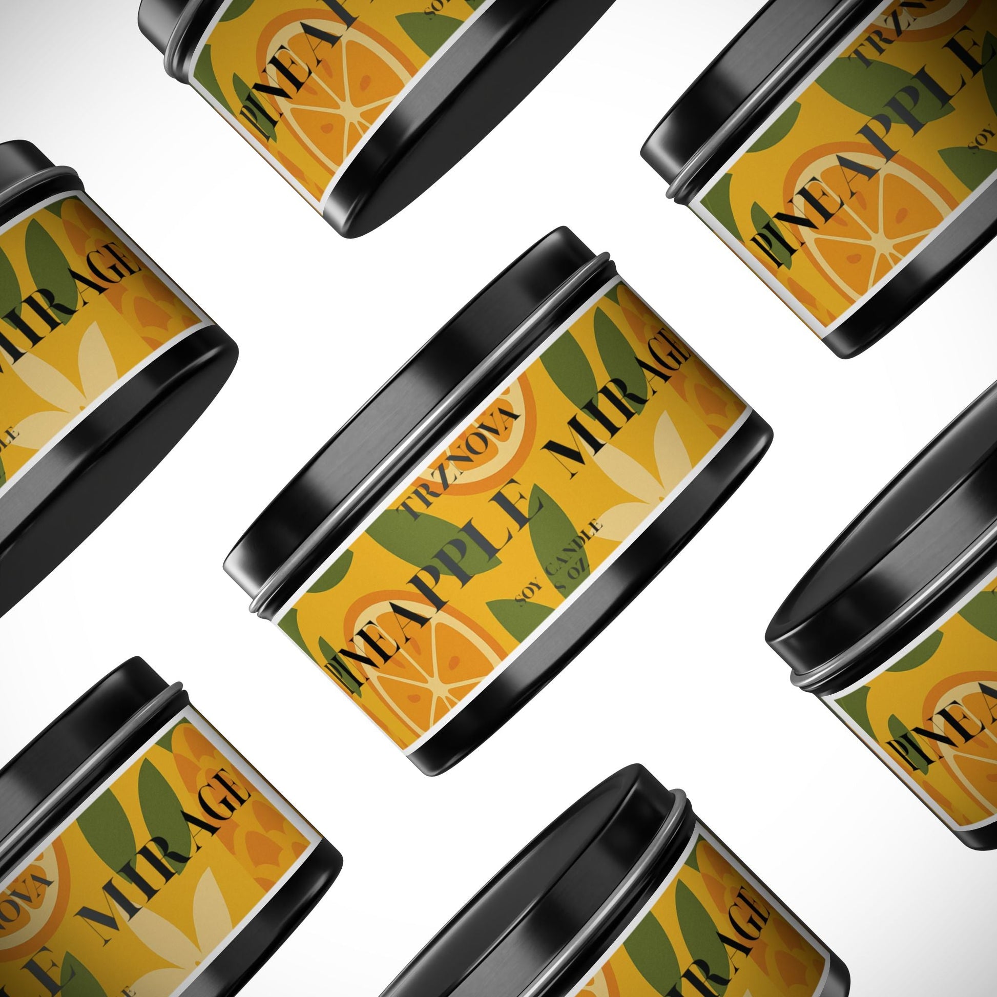 Pineapple Mirage – 8 oz Coconut Soy Candle - TRZNOVA - Home Decor