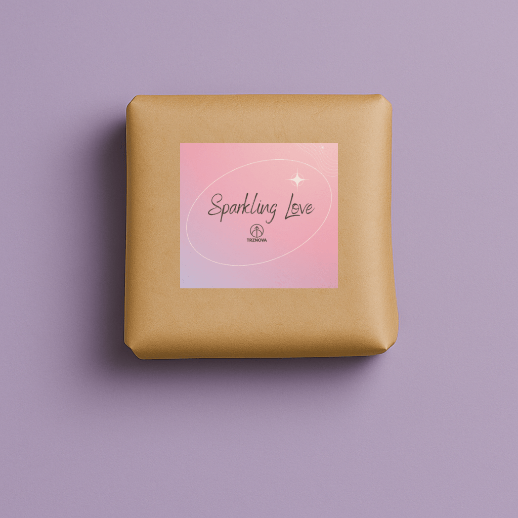 Sparkling Love Homemade Soap 4oz - TRZNOVA - Body Bar Soap
