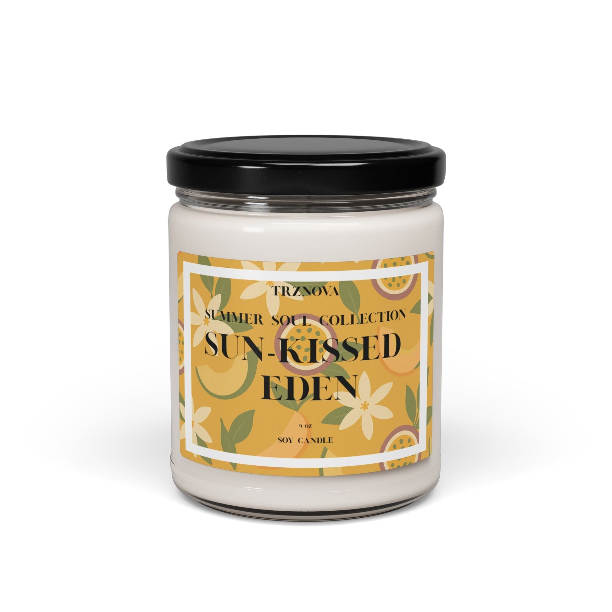 Sun - Kissed Eden Scented Soy Candle - 9oz - TRZNOVA - Home Decor